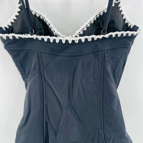 RAMY BROOK Addisyn Swimsuit Size Extra Small One Piece NWT Black White Designer - Picture 13 of 16